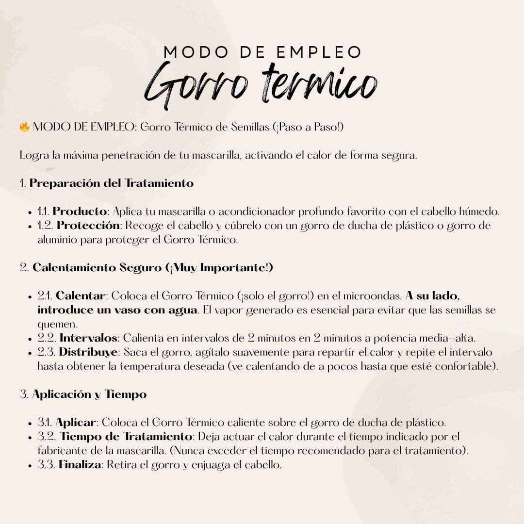 Gorro Termico de semillas - Agus.tito.curly