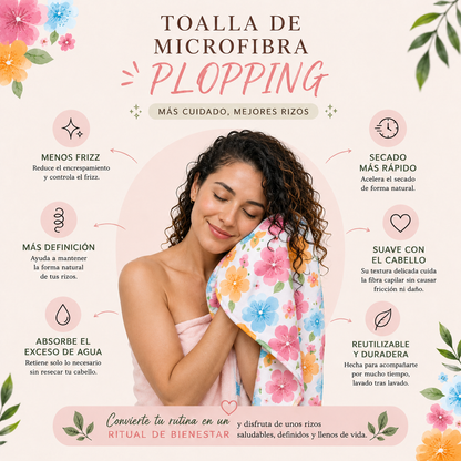 🥇LA TOALLA QUE CUIDA TUS RIZOS MIENTRAS SE SECAN